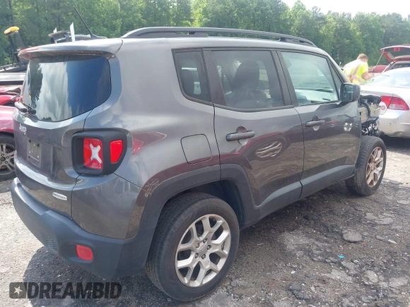 2017 Jeep Renegade Latitude with VIN ZACCJBBB2HPE49710, listed as a IAAI auction lot 42473831 with 57,114 mi miles and . Bid and sale history available at DreamBid. Image 4.