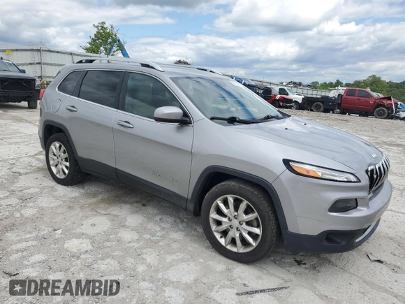 2017 Jeep Cherokee Limited с VIN 1C4PJLDB0HW619554, выставлен на аукционе Copart как лот 58016145 с пробегом Не указан миль и Списание • Salvage title. История ставок и продаж доступна на DreamBid. Изображение 4.