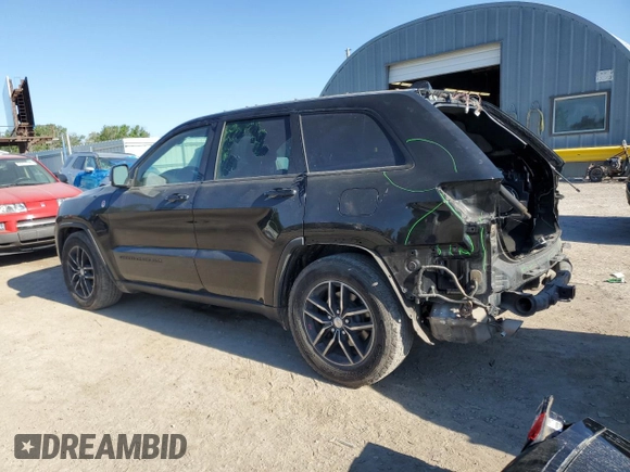 2017 Jeep Grand Cherokee Trailhawk with VIN 1C4RJFLG3HC881805, listed as a Copart auction lot 56471445 with 122,843 mi miles and Salvage title. Bid and sale history available at DreamBid. Image 2.