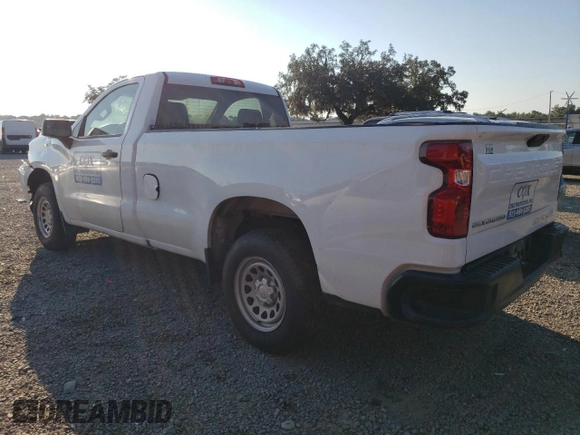 2021 Chevrolet Silverado 1500 Work Truck with VIN 3GCNWAEHXMG344252, listed as a Copart auction lot 72424184 with 71,858 mi miles and Non Repairable. Bid and sale history available at carsss.com. Image 2.