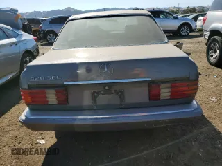 1986 Mercedes-Benz 420 with VIN WDBCA35D0GA254219, listed as a Copart auction lot 73718254 with 191,635 mi miles and Clean Title. Bid and sale history available at carsss.com. Image 6.