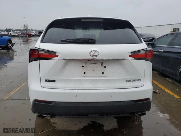 2017 Lexus NX with VIN JTJYARBZXH2063734, listed as a Copart auction lot 44075945 with 89,682 mi miles and Salvage Title. Bid and sale history available at carsss.com. Image 6.