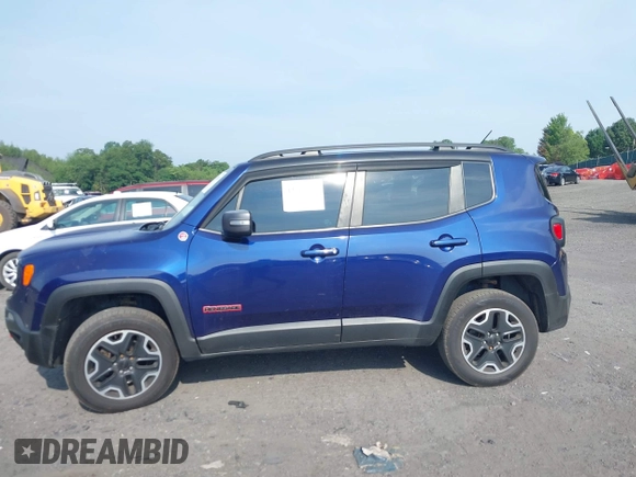 2017 Jeep Renegade Trailhawk с VIN ZACCJBCB8HPE86632, выставлен на аукционе IAAI как лот 42710761 с пробегом 155 100 миль миль и . История ставок и продаж доступна на DreamBid. Изображение 14.