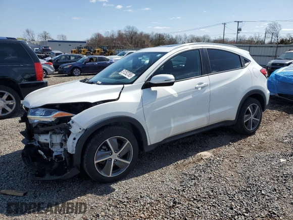 2021 Honda HR-V EX with VIN 3CZRU6H59MM707299, listed as a Copart auction lot 51252765 with 37,253 mi miles and Salvage Title. Bid and sale history available at carsss.com. Image 1.
