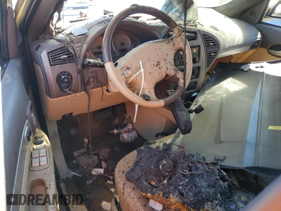 2003 Buick Rendezvous CXL with VIN 3G5DA03EX3S543897, listed as a Copart auction lot 44838675 with Not Provided miles and Salvage Title. Bid and sale history available at DreamBid. Image 9.