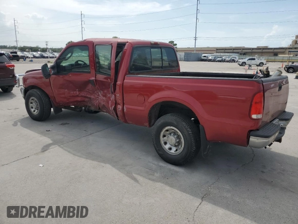 2003 Ford Super Duty F-250 XL with VIN 1FTNW20F03EB10672, listed as a Copart auction lot 65245904 with 234,956 mi miles and Salvage Title. Bid and sale history available at carsss.com. Image 2.