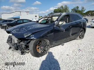 2020 Jaguar F-Pace 25t Prestige с VIN SADCK2FX0LA619322, выставлен на аукционе Copart как лот 41691755 с пробегом 46 115 миль миль и На запчасти • Non repairable. История ставок и продаж доступна на DreamBid. Изображение 1.