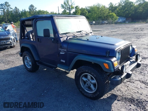 1998 Jeep Wrangler Sport with VIN 1J4FY19S8WP798559, listed as a IAAI auction lot 42162734 with 129,638 mi miles and . Bid and sale history available at DreamBid. Image 1.