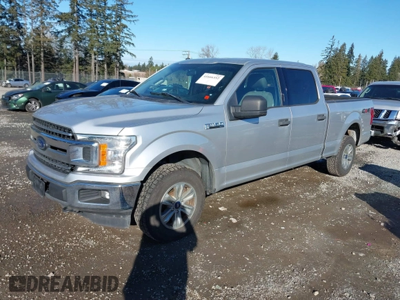 2018 Ford F-150 XL with VIN 1FTFW1E54JFE69982, listed as a IAAI auction lot 41666352 with 80,267 mi miles. Bid and sale history available at carsss.com. Image 2.