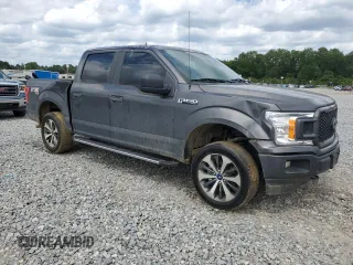 2020 Ford F-150 XL with VIN 1FTEW1E57LKD65489, listed as a Copart auction lot 63264125 with 67,463 mi miles and Salvage title. Bid and sale history available at DreamBid. Image 4.
