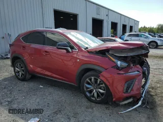 2019 Lexus NX with VIN JTJYARBZXK2157037, listed as a Copart auction lot 52301645 with 46,722 mi miles and Non Repairable. Bid and sale history available at carsss.com. Image 4.