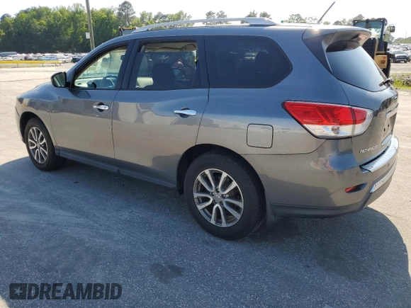 2015 Nissan Pathfinder SV with VIN 5N1AR2MM2FC716758, listed as a Copart auction lot 61843455 with 105,127 mi miles and Salvage title. Bid and sale history available at DreamBid. Image 2.