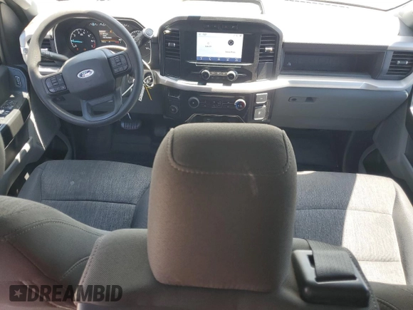 2023 Ford F-150 XL with VIN 1FTEX1CP5PKG20325, listed as a Copart auction lot 58496325 with 31,182 mi miles and Salvage title. Bid and sale history available at DreamBid. Image 8.