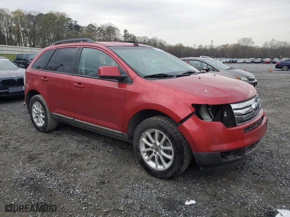 2010 Ford Edge SEL with VIN 2FMDK4JC1ABB55809, listed as a Copart auction lot 49947565 with 184,538 mi miles and Salvage Title. Bid and sale history available at carsss.com. Image 4.