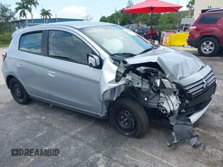 2024 Mitsubishi Mirage ES with VIN ML32AUHJ2RH017314, listed as a IAAI auction lot 42346338 with 12,249 mi miles and . Bid and sale history available at DreamBid. Image 1.