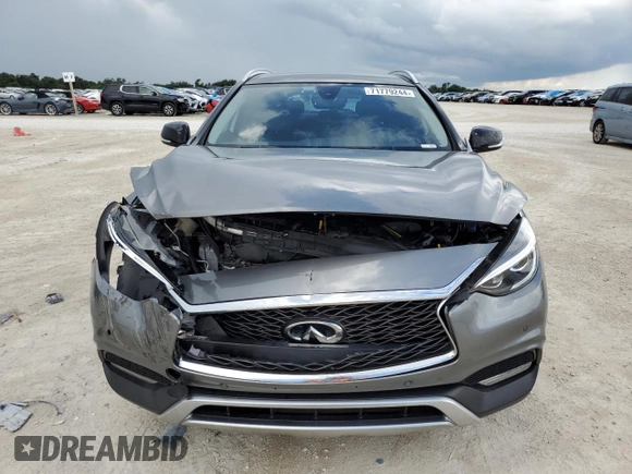 2017 Infiniti QX30 Luxury with VIN SJKCH5CR3HA030285, listed as a Copart auction lot 71779244 with 74,646 mi miles and Salvage Title. Bid and sale history available at carsss.com. Image 5.
