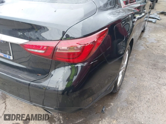 2020 Infiniti Q50 Luxe with VIN JN1EV7AR5LM250864, listed as a IAAI auction lot 40927003 with 57,534 mi miles and . Bid and sale history available at carsss.com. Image 6.