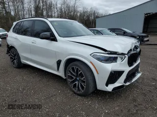 2020 BMW X5 M Competition with VIN 5YMJU0C07L9D71042, listed as a Copart auction lot 75059483 with 0 mi miles. Bid and sale history available at carsss.com. Image 4.