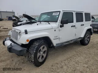 2016 Jeep Wrangler Unlimited 75th Anniversary with VIN 1C4BJWEG8GL143348, listed as a Copart auction lot 44254585 with 111,616 mi miles and Salvage Title. Bid and sale history available at carsss.com. Image 1.