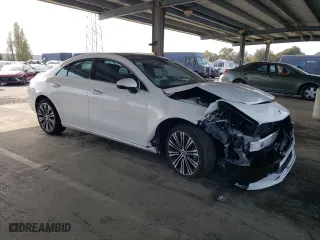 2023 Mercedes-Benz CLA with VIN W1K5J4GB4PN402625, listed as a Copart auction lot 53060545 with 31,342 mi miles and Salvage Title. Bid and sale history available at carsss.com. Image 4.