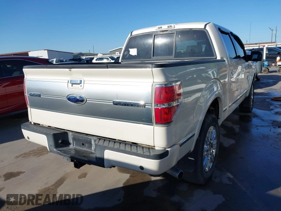 2009 Ford F-150 XL with VIN 1FTPW14V69FA59783, listed as a IAAI auction lot 42076897 with 133,087 mi miles and . Bid and sale history available at DreamBid. Image 4.