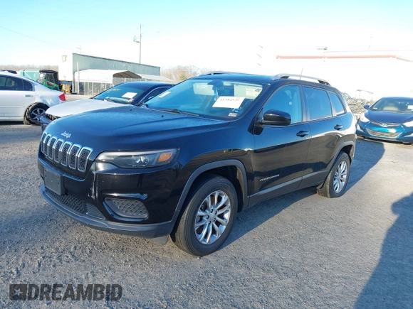 2020 Jeep Cherokee Latitude with VIN 1C4PJMCB7LD625377, listed as a IAAI auction lot 41584829 with 95,895 mi miles. Bid and sale history available at carsss.com. Image 16.