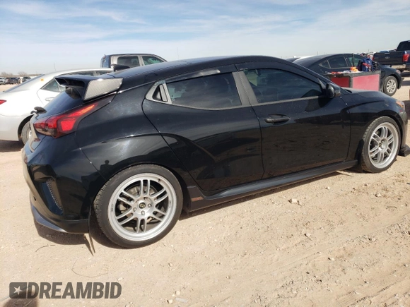 2019 Hyundai Veloster Turbo z VIN KMHTH6AB0KU012021, wystawiony jako Copart lot #43035945 z przebiegiem 86 042 mil mil oraz Szkoda całkowita • Salvage title. Historia ofert i sprzedaży dostępna na DreamBid. Obrazek 3.