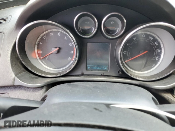 2012 Buick Regal with VIN 2G4GR5ER6C9193978, listed as a Copart auction lot 55847205 with 122,255 mi miles and Salvage title. Bid and sale history available at DreamBid. Image 9.