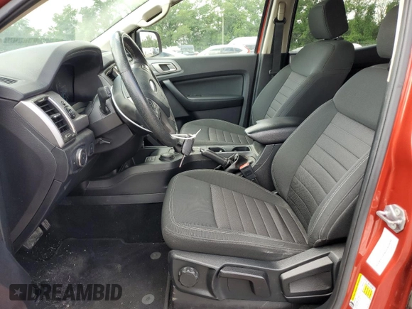 2019 Ford Ranger XL with VIN 1FTER4FH7KLB06687, listed as a Copart auction lot 64516165 with 42,288 mi miles and Salvage title. Bid and sale history available at DreamBid. Image 7.
