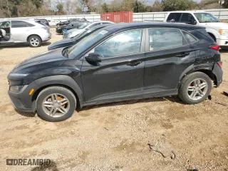 2022 Hyundai Kona SE with VIN KM8K22AB9NU820068, listed as a Copart auction lot 42543855 with 86,003 mi miles and Salvage Title. Bid and sale history available at carsss.com. Image 1.