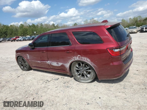 2021 Dodge Durango GT with VIN 1C4RDJDGXMC557625, listed as a Copart auction lot 51322735 with 52,518 mi miles and Salvage title. Bid and sale history available at DreamBid. Image 2.