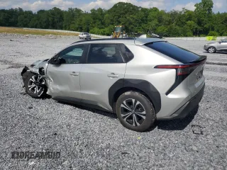 2024 Toyota bZ4X XLE with VIN JTMABACA4RA056975, listed as a Copart auction lot 58435305 with 24,205 mi miles and Salvage title. Bid and sale history available at DreamBid. Image 2.