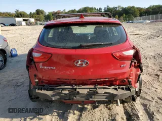 2013 Hyundai Elantra GT with VIN KMHD35LE1DU107615, listed as a Copart auction lot 75410724 with 24,150 mi miles and Salvage Title. Bid and sale history available at carsss.com. Image 6.