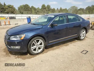 2015 Volkswagen Passat SEL Premium with VIN 1VWCV7A39FC107083, listed as a Copart auction lot 54347865 with 152,866 mi miles and Salvage title. Bid and sale history available at DreamBid. Image 1.