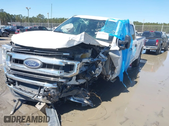 2022 Ford F-250 XL with VIN 1FT7W2B60NEG43131, listed as a IAAI auction lot 41739634 with 55,984 mi miles and . Bid and sale history available at DreamBid. Image 17.