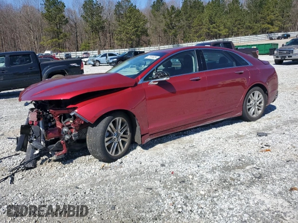2016 Lincoln MKZ with VIN 3LN6L2GK6GR630714, listed as a Copart auction lot 47181925 with 36,616 mi miles and Salvage Title. Bid and sale history available at carsss.com. Image 1.