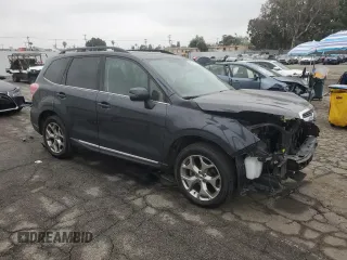 2018 Subaru Forester Touring z VIN JF2SJAWC2JH459659, wystawiony jako Copart lot #49343805 z przebiegiem 42 513 mil mil oraz Szkoda całkowita • Salvage title. Historia ofert i sprzedaży dostępna na DreamBid. Obrazek 4.