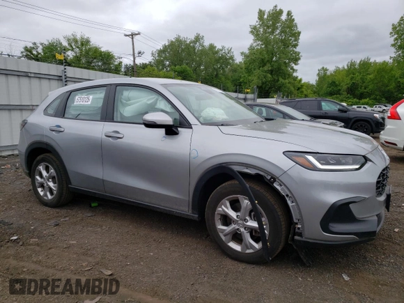2024 Honda HR-V LX with VIN 3CZRZ2H39RM717587, listed as a Copart auction lot 57510125 with 16,033 mi miles and Salvage title. Bid and sale history available at DreamBid. Image 4.