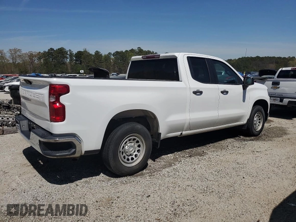 2020 Chevrolet Silverado 1500 Work Truck with VIN 1GCRWAEH5LZ333885, listed as a Copart auction lot 50827635 with 50,572 mi miles and Clean Title. Bid and sale history available at DreamBid. Image 3.