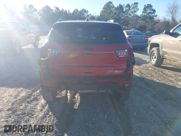 2020 Jeep Compass Trailhawk with VIN 3C4NJDDB6LT220868, listed as a IAAI auction lot 41600066 with 51,151 mi miles and . Bid and sale history available at carsss.com. Image 6.