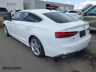 2021 Audi A5 Sportback S line Premium with VIN WAUDACF55MA018123, listed as a IAAI auction lot 41964974 with 69,358 mi miles. Bid and sale history available at carsss.com. Image 3.
