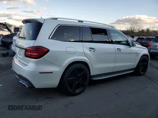 2017 Mercedes-Benz GLS with VIN 4JGDF7FE2HA887419, listed as a Copart auction lot 82378784 with 0 mi miles and Salvage Title. Bid and sale history available at carsss.com. Image 3.