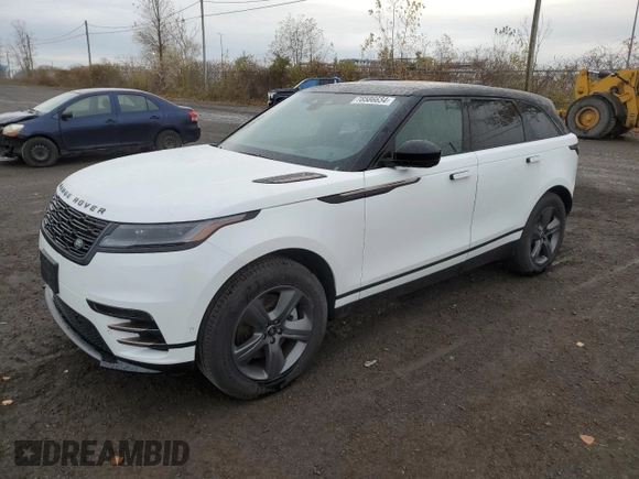 2024 Land Rover Range Rover Velar Dynamic SE with VIN SALYL2EX5RA389486, listed as a Copart auction lot 78586634 with 5,333 mi miles and Clean title. Bid and sale history available at DreamBid. Image 1.
