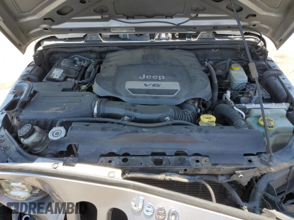 2014 Jeep Wrangler Unlimited Sport with VIN 1C4HJWDG1EL221302, listed as a Copart auction lot 63331015 with 213,912 mi miles and Salvage title. Bid and sale history available at DreamBid. Image 12.