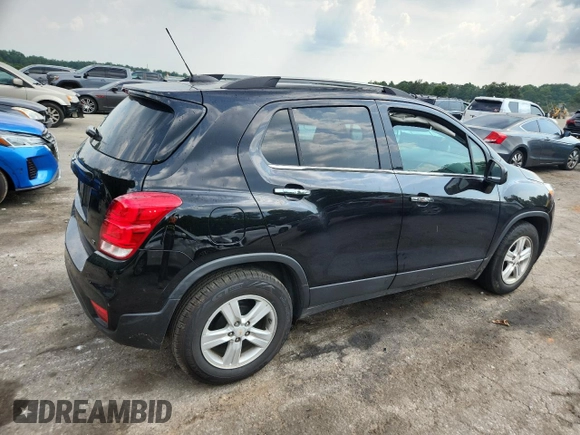 2020 Chevrolet Trax LT with VIN KL7CJLSB3LB057809, listed as a Copart auction lot 61795535 with 42,268 mi miles and Salvage title. Bid and sale history available at DreamBid. Image 3.