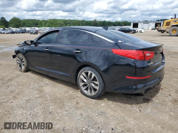 2015 Kia Optima SX Turbo with VIN 5XXGR4A62FG493749, listed as a Copart auction lot 58897855 with 151,744 mi miles and Salvage title. Bid and sale history available at DreamBid. Image 2.