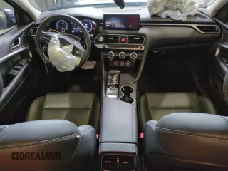 2023 Genesis G70 2.0T with VIN KMTG34TA0PU132391, listed as a Copart auction lot 72075974 with 17,479 mi miles and Salvage Title. Bid and sale history available at DreamBid. Image 8.
