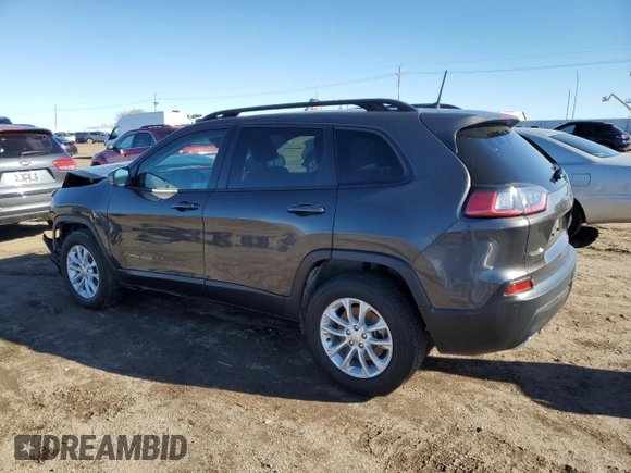 2022 Jeep Cherokee Latitude Lux with VIN 1C4PJMMN6ND546066, listed as a Copart auction lot 80801574 with 18,161 mi miles and Salvage title. Bid and sale history available at DreamBid. Image 2.