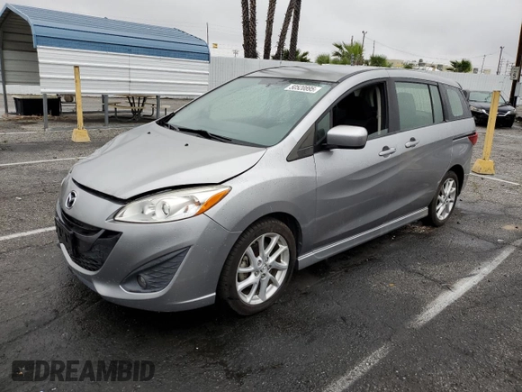 2012 Mazda 5 Touring with VIN JM1CW2CL8C0121599, listed as a Copart auction lot 50520895 with 131,948 mi miles and Salvage title. Bid and sale history available at DreamBid. Image 1.