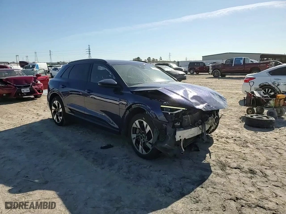 2022 Audi e-tron Premium with VIN WA1AAAGE1NB033863, listed as a Copart auction lot 84621644 with 60,296 mi miles and Salvage Title. Bid and sale history available at carsss.com. Image 12.